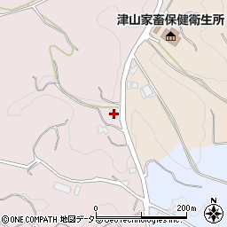 岡山県津山市下高倉東788-3周辺の地図