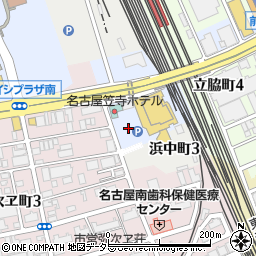 いずみパーキング湯～とぴあ宝・名古屋笠寺ホテル駐車場周辺の地図