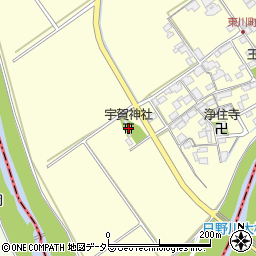 宇賀神社周辺の地図