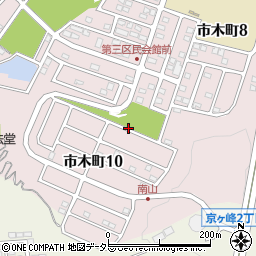 愛知県豊田市市木町10丁目周辺の地図