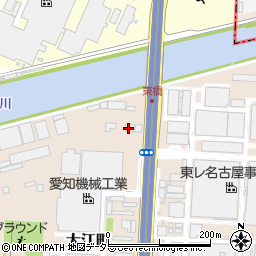 株式会社服部組　大江事務所周辺の地図
