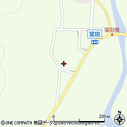 兵庫県丹波市山南町小野尻富田589周辺の地図