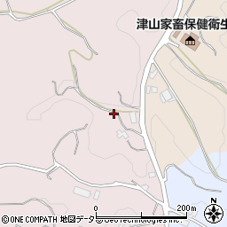 岡山県津山市下高倉東783周辺の地図