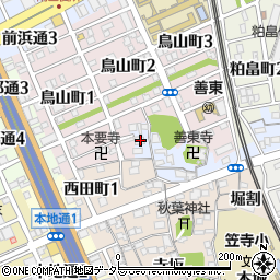 愛知県名古屋市南区笠寺町迫間55周辺の地図