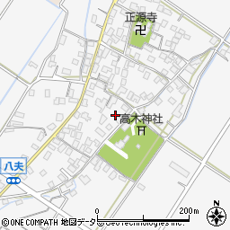 滋賀県野洲市八夫1458-3周辺の地図
