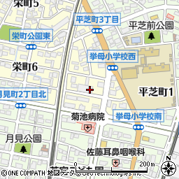 愛知県豊田市栄町7丁目周辺の地図