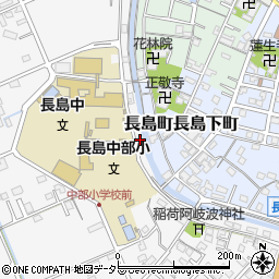 三重県桑名市長島町西外面市街周辺の地図