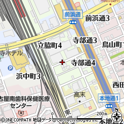 愛知県名古屋市南区立脇町周辺の地図