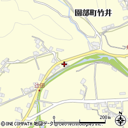 京都府南丹市園部町竹井（河原）周辺の地図