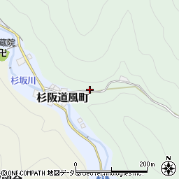京都府京都市北区杉阪東谷64周辺の地図