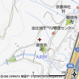 静岡県静岡市清水区由比寺尾周辺の地図