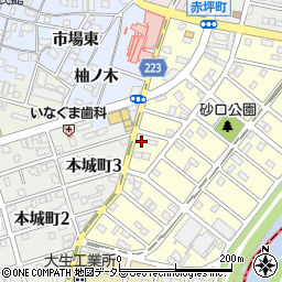 愛知県名古屋市南区砂口町171周辺の地図