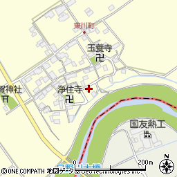 滋賀県近江八幡市東川町555周辺の地図