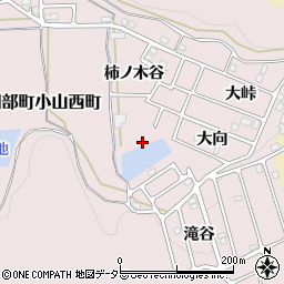 京都府南丹市園部町小山西町大向周辺の地図