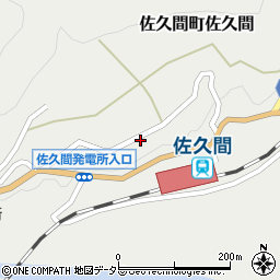 静岡県浜松市天竜区佐久間町佐久間2458周辺の地図