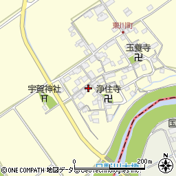 滋賀県近江八幡市東川町533周辺の地図