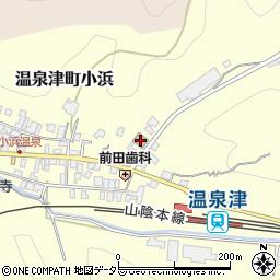 温泉津郵便局周辺の地図