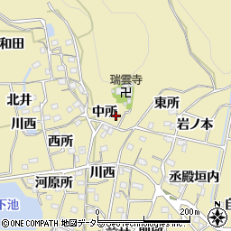 京都府南丹市八木町氷所中所周辺の地図