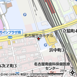 名古屋笠寺ホテル周辺の地図