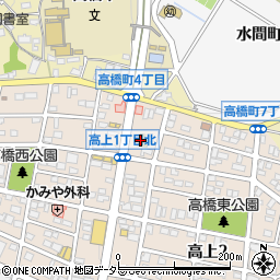 ファミリーマート豊田高上二丁目店周辺の地図
