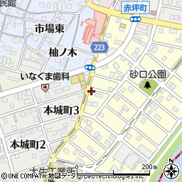 愛知県名古屋市南区砂口町171-1周辺の地図