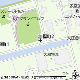愛知県名古屋市南区加福町周辺の地図