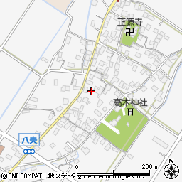 滋賀県野洲市八夫1470周辺の地図