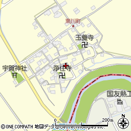 滋賀県近江八幡市東川町538周辺の地図