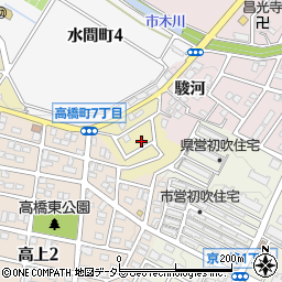 愛知県豊田市高橋町周辺の地図