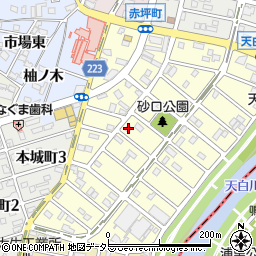 愛知県名古屋市南区砂口町150周辺の地図