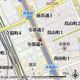 愛知県名古屋市南区寺部通周辺の地図