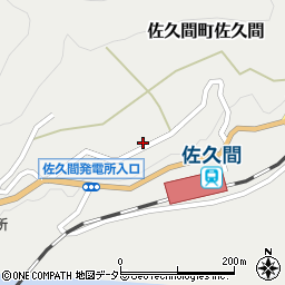 静岡県浜松市天竜区佐久間町佐久間2481周辺の地図