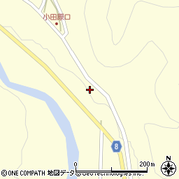 兵庫県神崎郡神河町南小田654周辺の地図