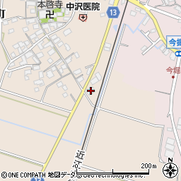 滋賀県東近江市蛇溝町55周辺の地図
