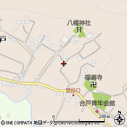 千葉県南房総市合戸周辺の地図