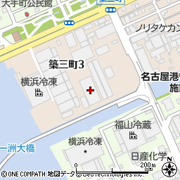 橋元運輸　大手営業所周辺の地図