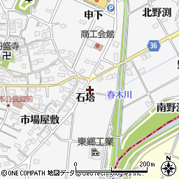 愛知県愛知郡東郷町春木東前田101周辺の地図