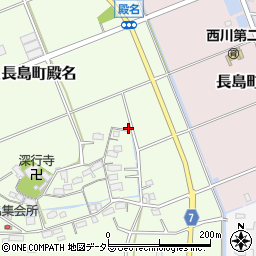 三重県桑名市長島町殿名786周辺の地図