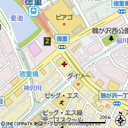 セブンイレブン名古屋徳重店周辺の地図
