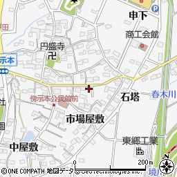 愛知県愛知郡東郷町春木市場屋敷1202周辺の地図