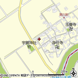 滋賀県近江八幡市東川町526周辺の地図