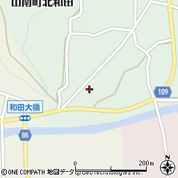兵庫県丹波市山南町北和田1044周辺の地図