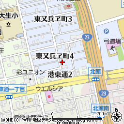 青山商店周辺の地図
