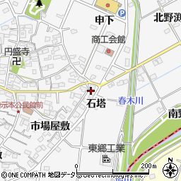愛知県愛知郡東郷町春木市場屋敷1225周辺の地図