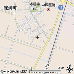 滋賀県東近江市蛇溝町804周辺の地図