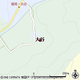兵庫県丹波篠山市大谷周辺の地図