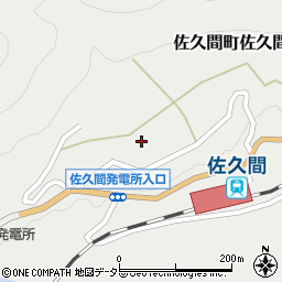 静岡県浜松市天竜区佐久間町佐久間2507周辺の地図