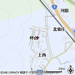 京都府南丹市八木町木原岼山周辺の地図