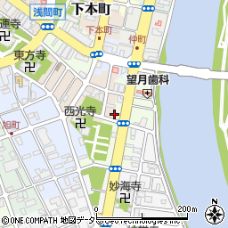 静岡県沼津市宮町40周辺の地図