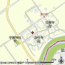 滋賀県近江八幡市東川町520周辺の地図
